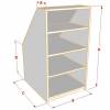 Etagere pour soupente sur mesure - devis