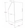 Placard soupente sur mesure - dimensions