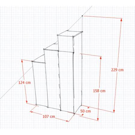 Penderie sur mesure pour soupente ou escalier