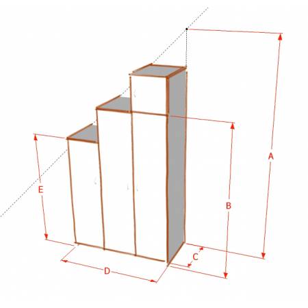 Penderie sur mesure pour soupente ou escalier - devis