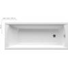 Baignoire Ravak Classic 150-160-170x70cm