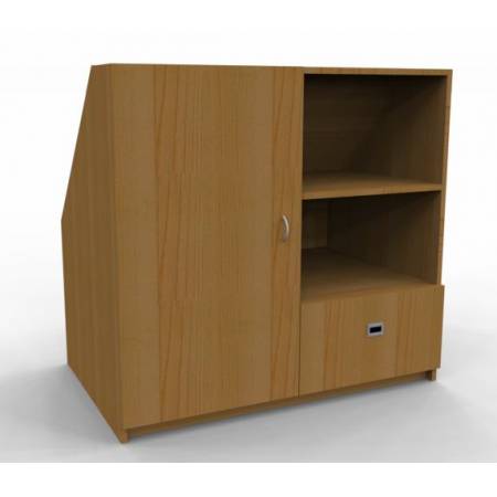Meuble sous combles sur mesure - placard et tiroir