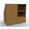 Meuble sous combles sur mesure - placard et tiroir