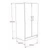 Armoire sur mesure demi-hauteur