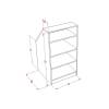 Placard pour mansarde sur mesure - Dimensions