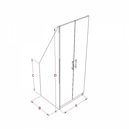 Placard penderie sous pente sur mesure