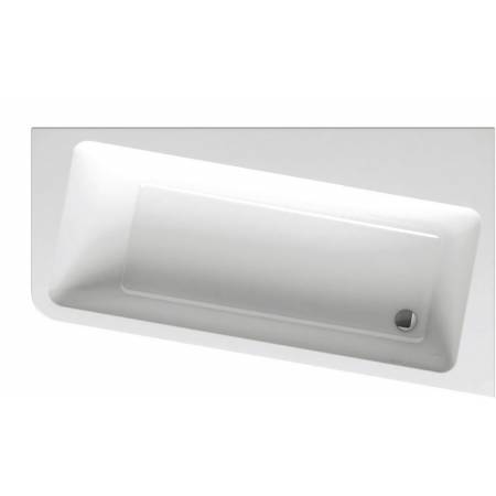 Baignoire acrylique asymétrique 10 dimension 160 ou 170 cm version droite