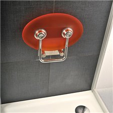 Siège de douche design orange OVO P 2