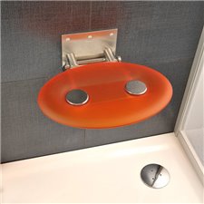 Siège de douche design orange OVO P