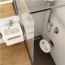 Siège de douche design opal OVO P 2