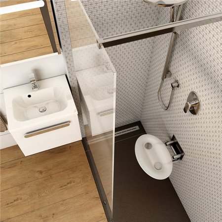 Siège de douche design Ravak OVO P Blanc Opale