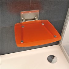 Siège de douche escamotable Ravak OVO B orange