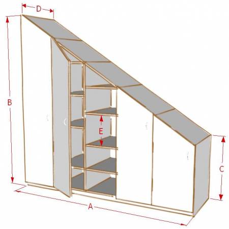 Armoire sous escalier