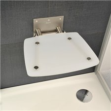 Siège de douche pliable OVO B Blanc