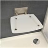 Siège de douche pliable OVO B Blanc