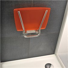 Siège de douche escamotable Ravak OVO B orange 2