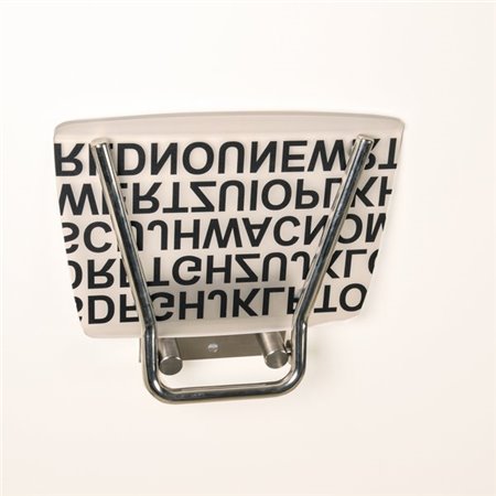 Siège pour salle de bain OVO B text