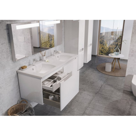tiroirs armoire sous lavabo classic 130