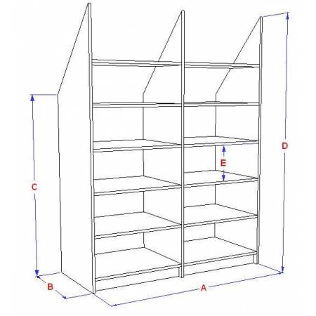Dressing sous pente sur mesure