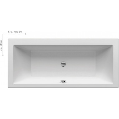 Baignoire rectangulaire Formy 1