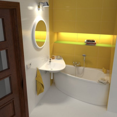 Lavabo asymétrique Avocado Comfort