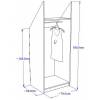 Dressing - penderie sous pente sur mesure