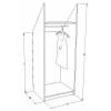 Dressing - penderie sous pente sur mesure
