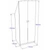 Placard penderie sous pente sur mesure