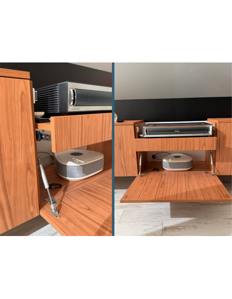 copy of Meuble sur mesure vidéoprojecteur et écran de projection - 1m50