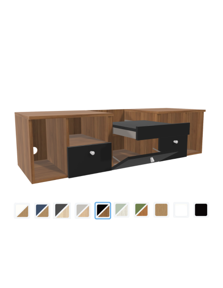 copy of Meuble sur mesure vidéoprojecteur et écran de projection - 1m50