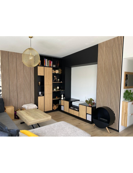 copy of Meuble sur mesure vidéoprojecteur et écran de projection - 1m50