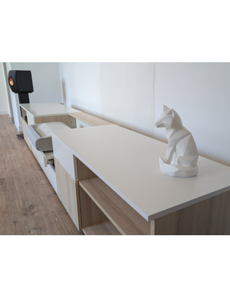 copy of Meuble sur mesure vidéoprojecteur et écran de projection - 1m50