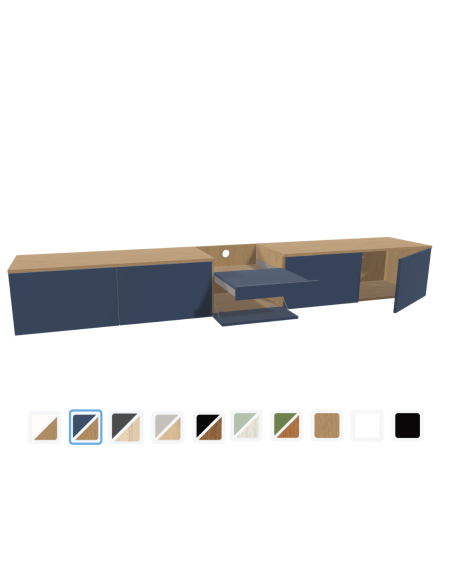copy of Meuble sur mesure vidéoprojecteur et écran de projection - 1m50