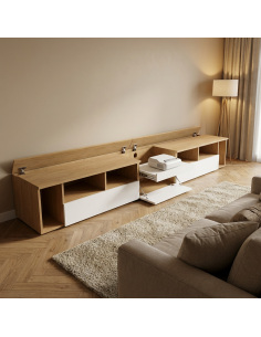 Meuble pour vidéoprojecteur et écran de projection (300 cm)
