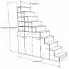Aménagement sur mesure - escalier mezzanine - devis