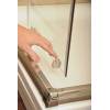 Paroi douche d'angle verre pour mini baignoire Sabina