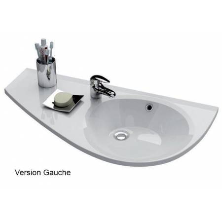 Lavabo asymétrique Avocado