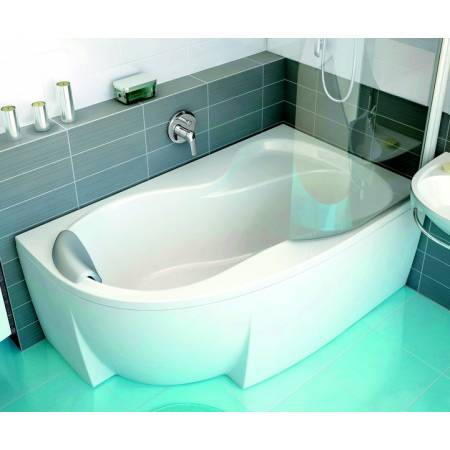 Zoom baignoire asymétrique rosa 95