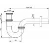 Siphon chrome en U Ravak