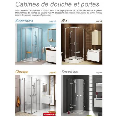 Examples of shower doors available in custom sizes
