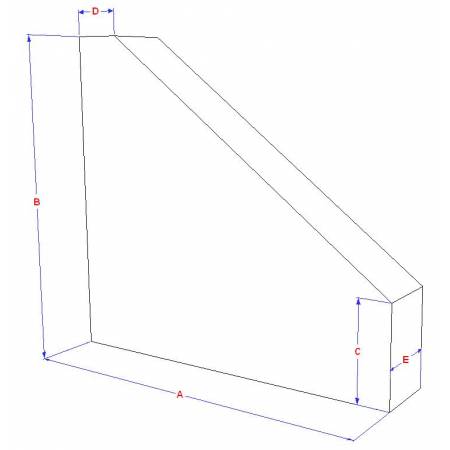 Etagere de rangement sous escalier ou sous pente
