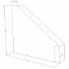 Etagere de rangement sous escalier ou sous pente
