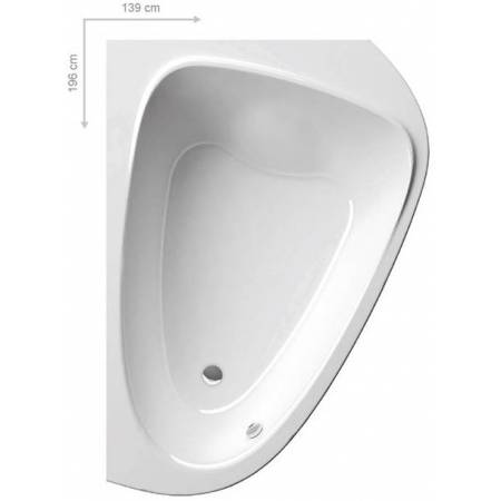 Baignoire 2 places RAVAK LoveStory II - version droite