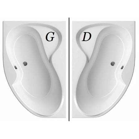 Baignoire asymétrique ROSA II