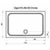 Receveur de douche Gigant Pro Chrome