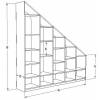 Etagere de rangement sous escalier ou sous pente - devis